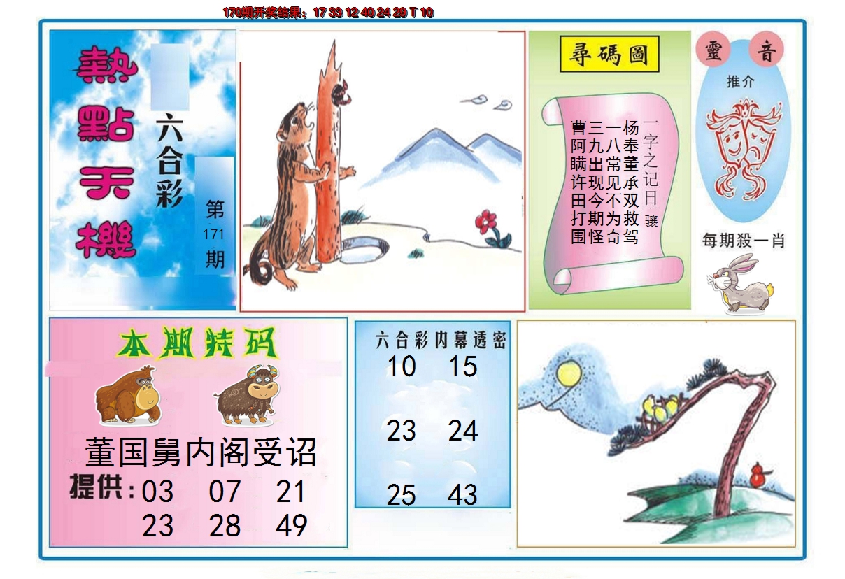 2024171期热点天机