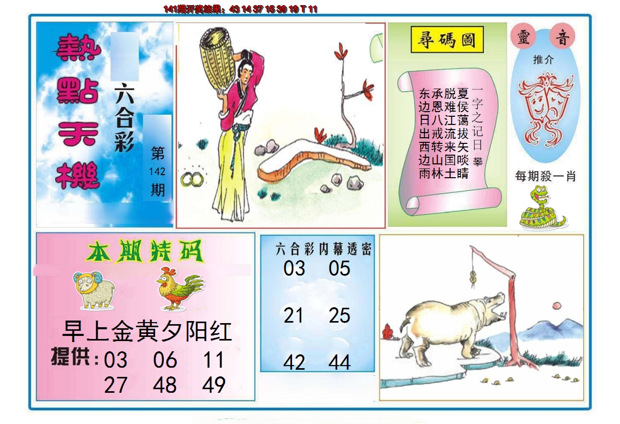 2024142期热点天机