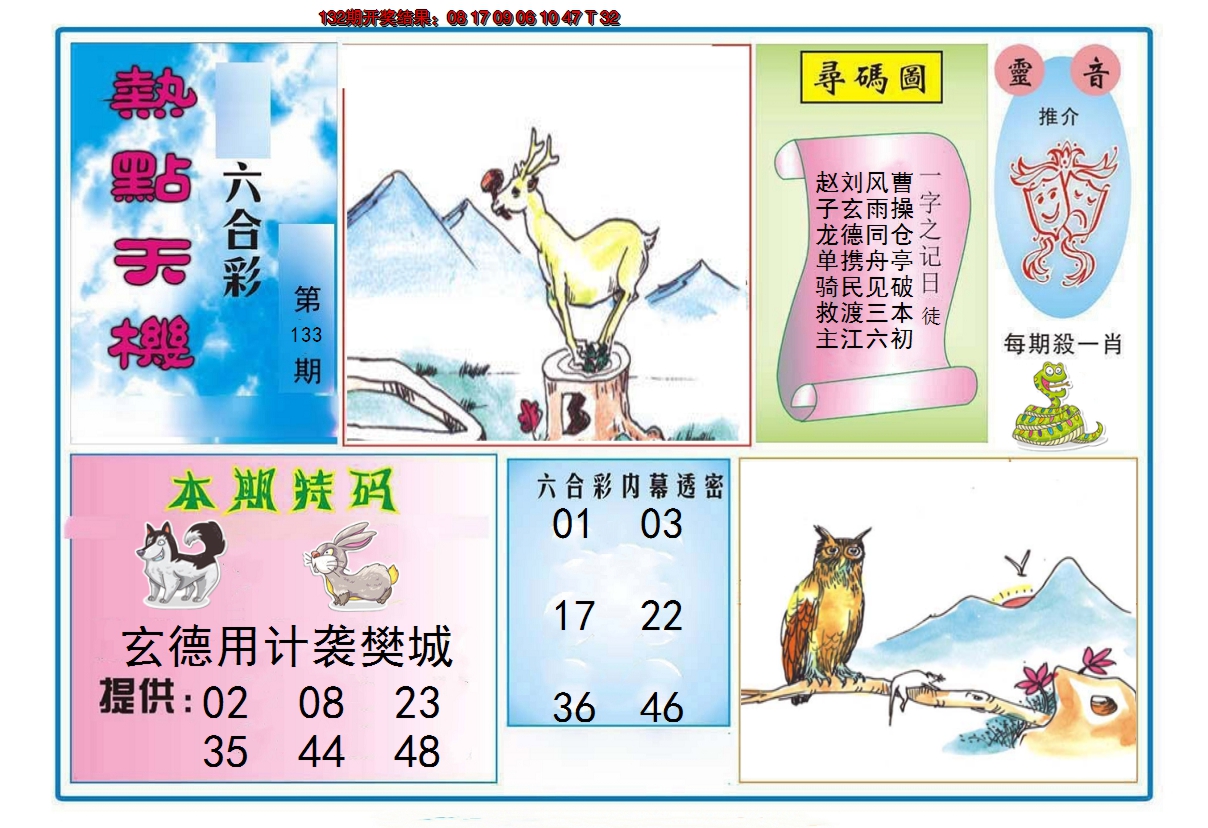 2024133期热点天机
