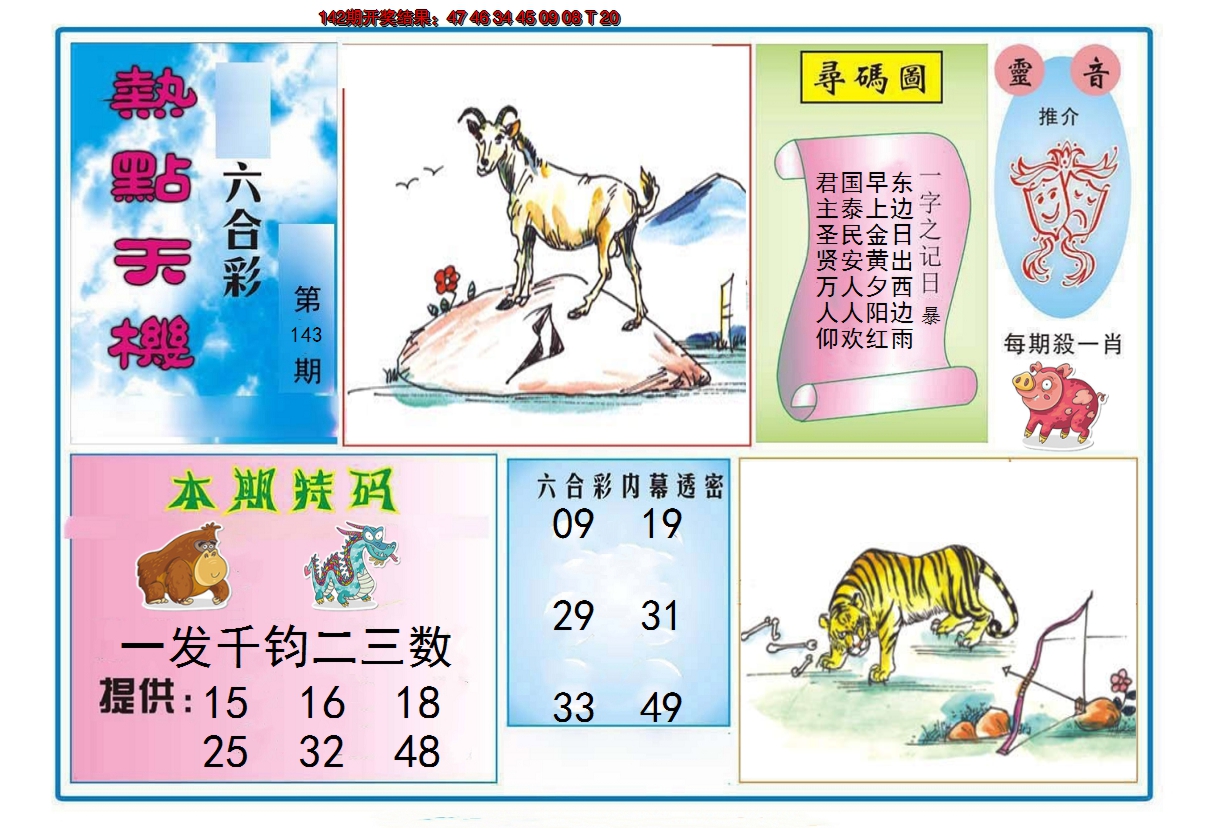 2024143期热点天机