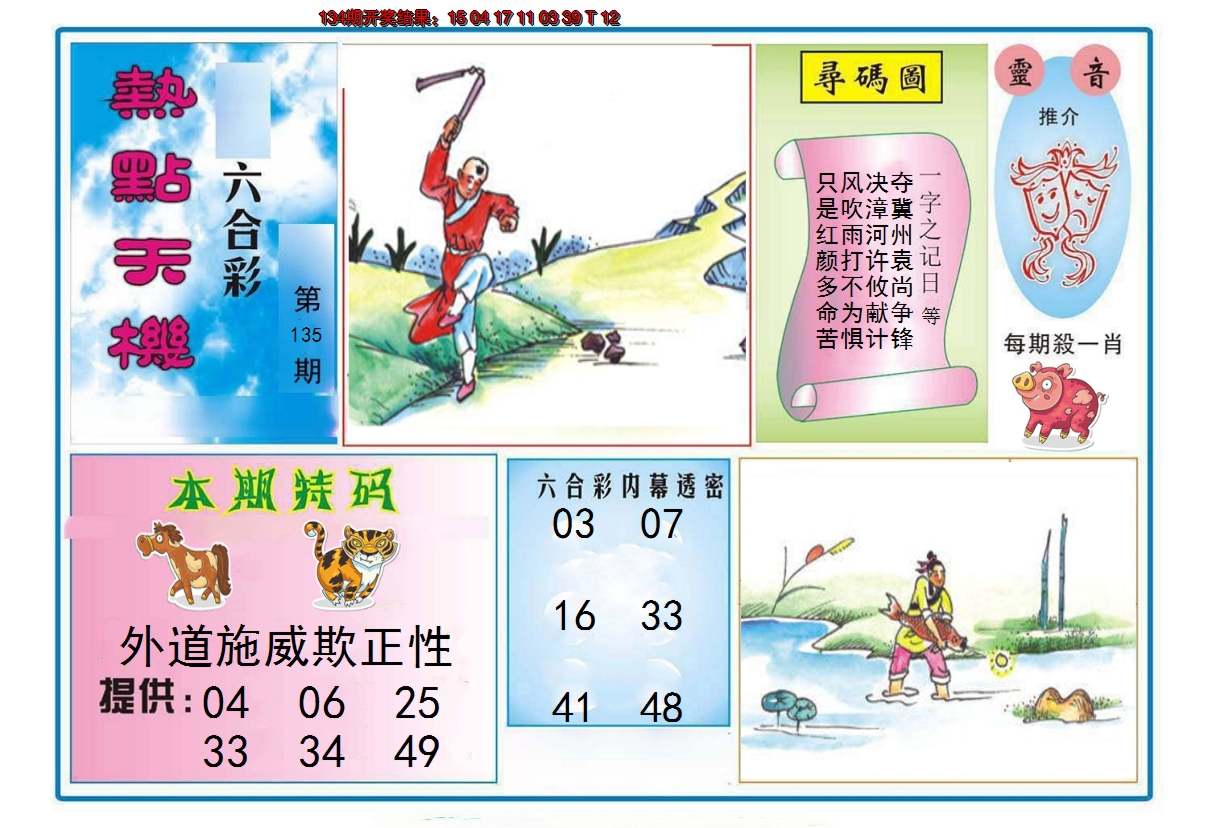 2024135期热点天机