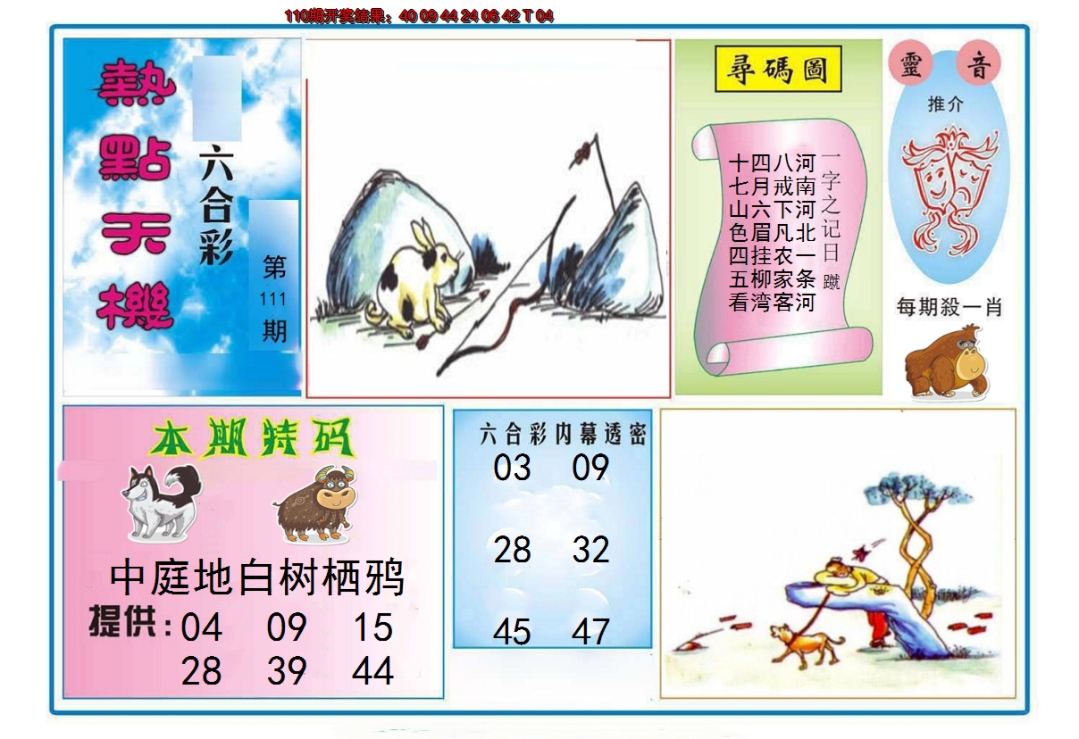 2024111期热点天机