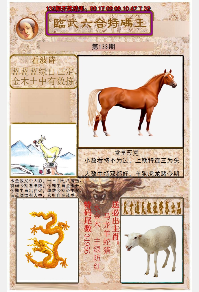 2024133期临武六合特码王