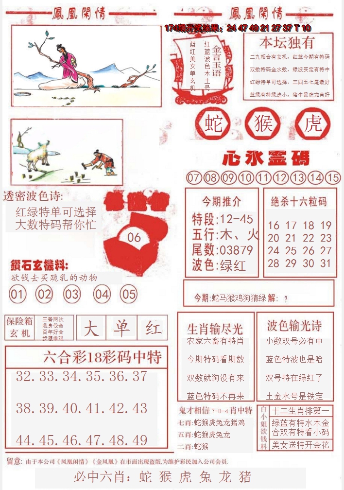 2024175期凤凰闲情B