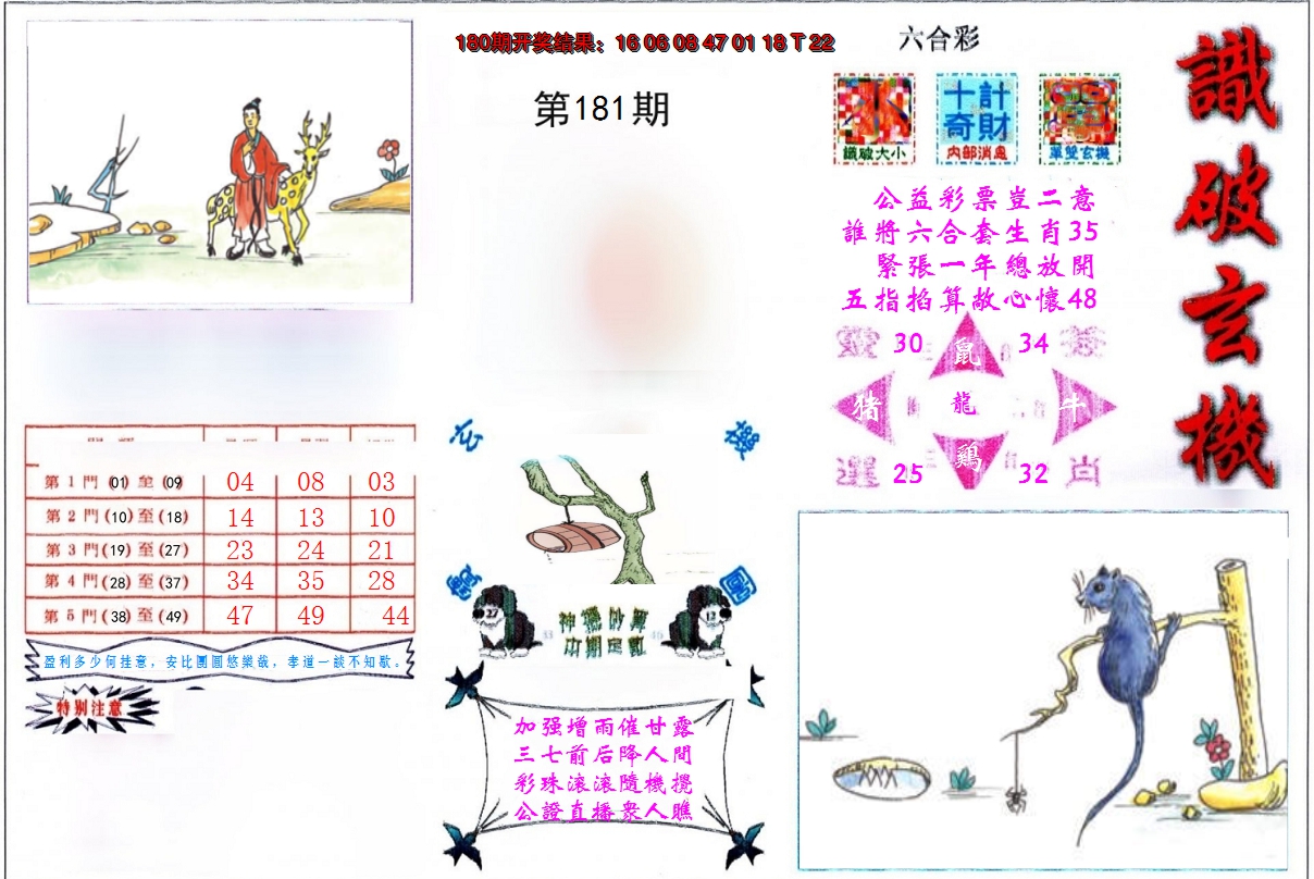 2024181期识破玄机