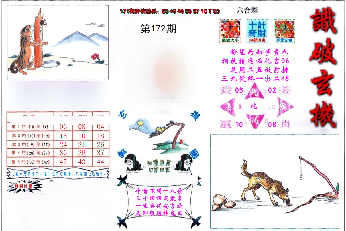 2024172期识破玄机