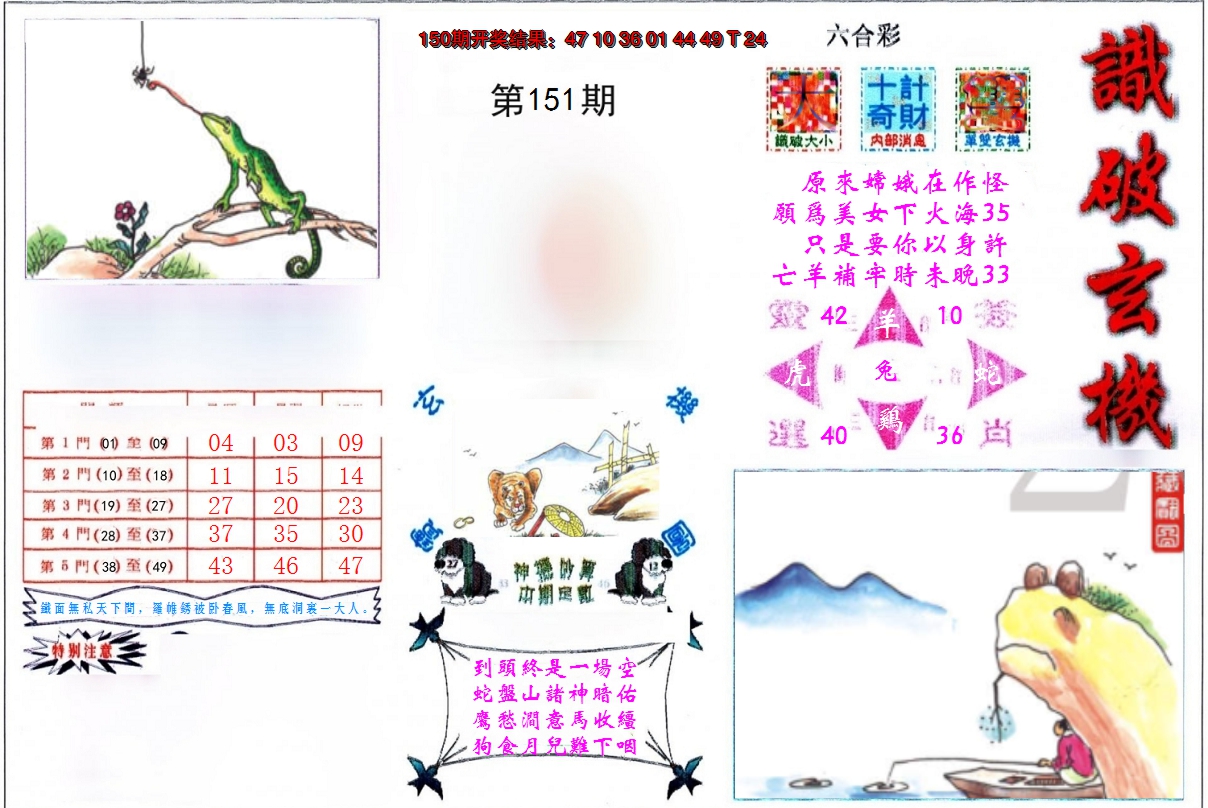 2024151期识破玄机