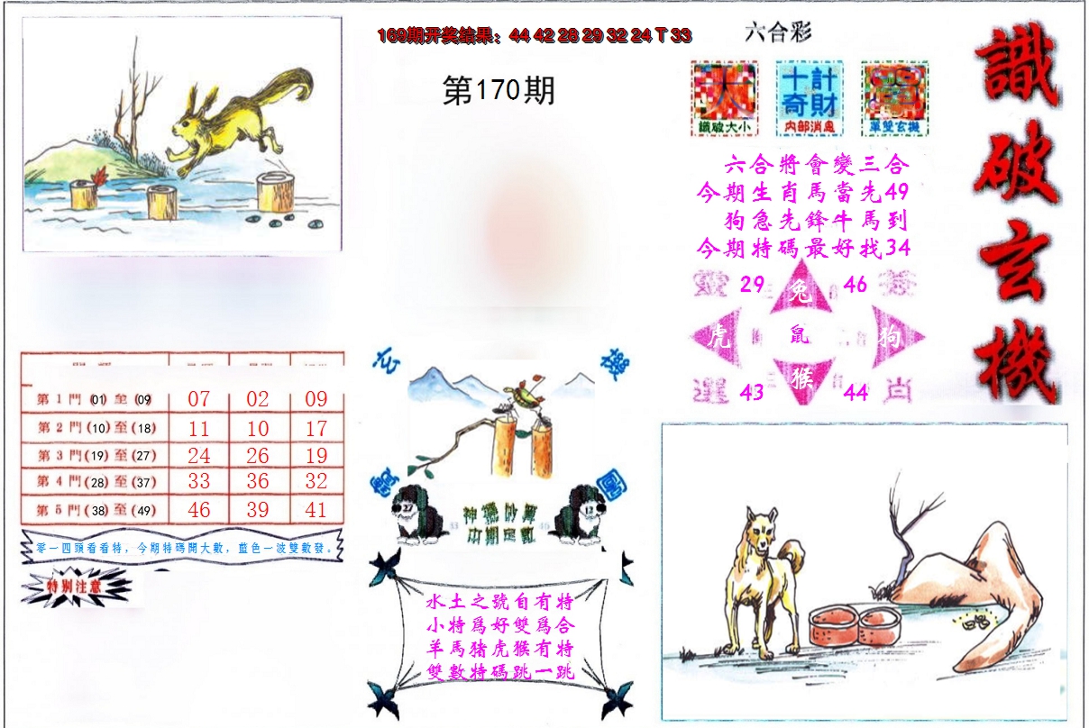 2024170期识破玄机