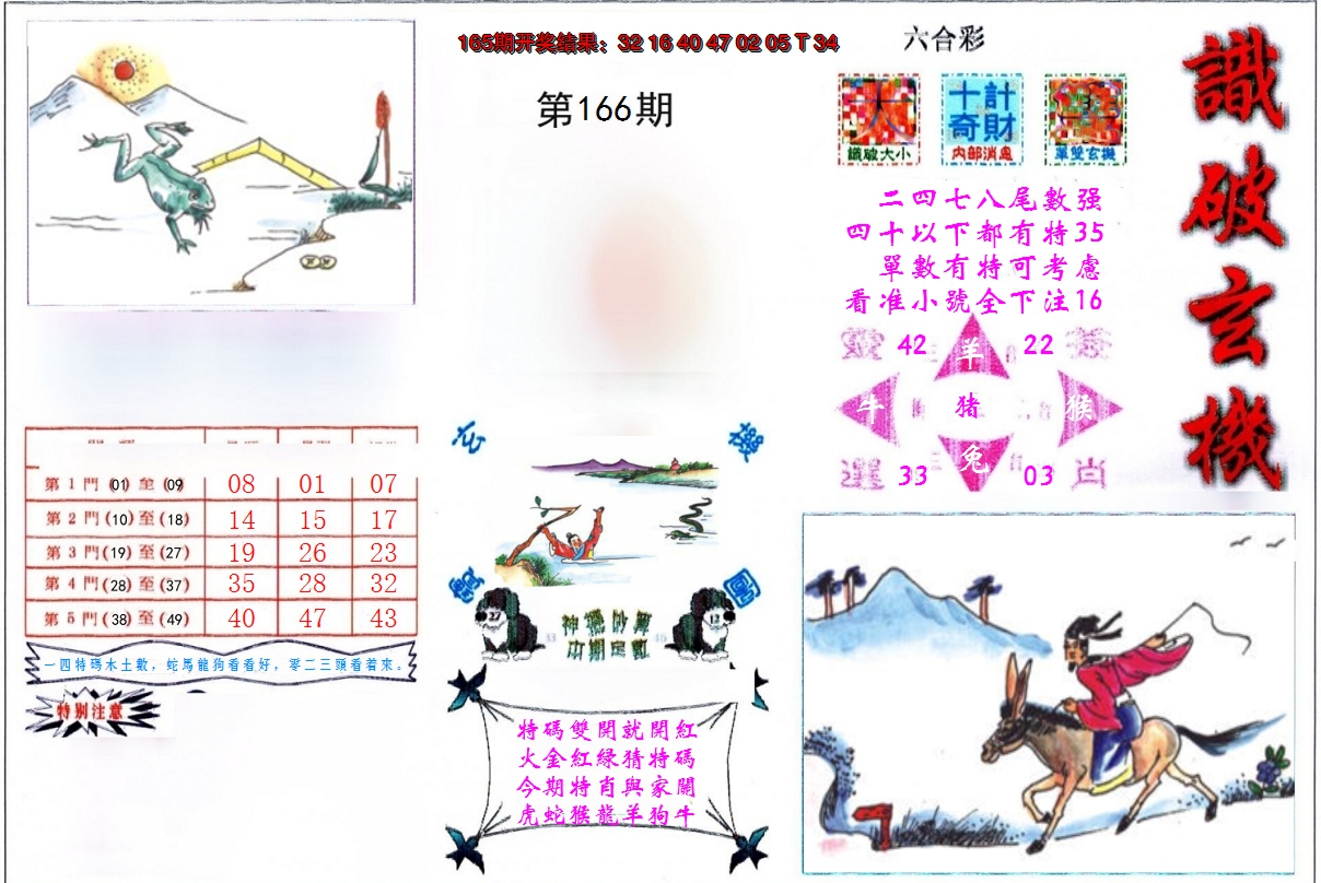 2024166期识破玄机