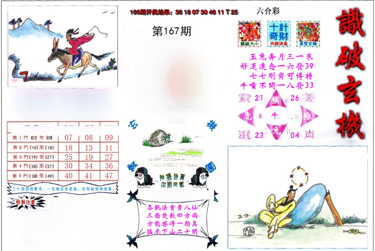 2024167期识破玄机