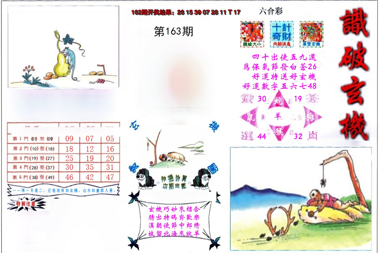 2024163期识破玄机