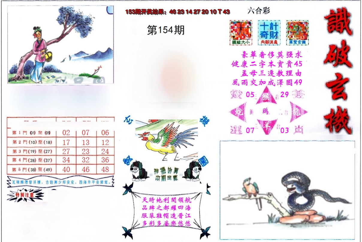 2024154期识破玄机