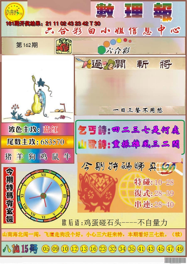 2024162期九龙数理报