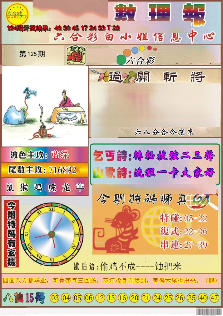 2024125期九龙数理报