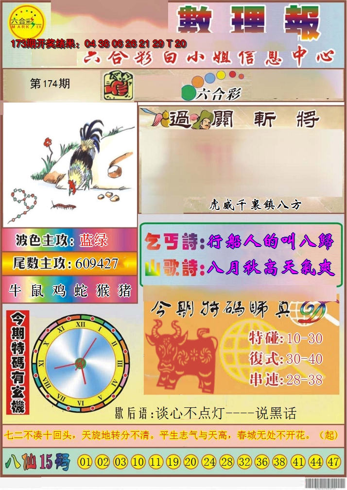 2024174期九龙数理报