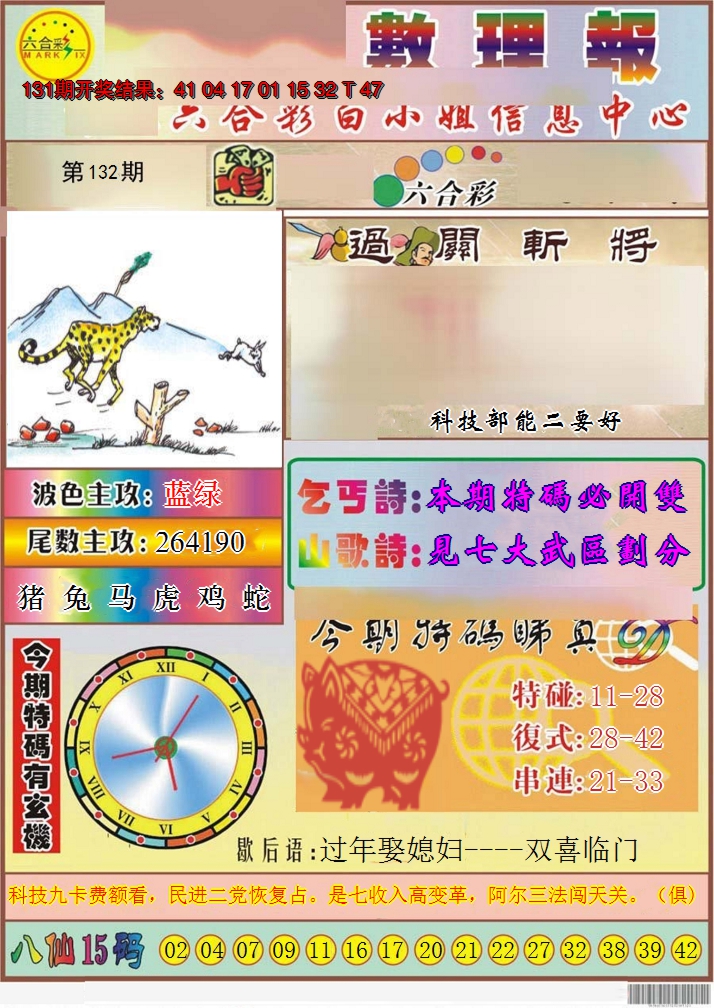 2024132期九龙数理报