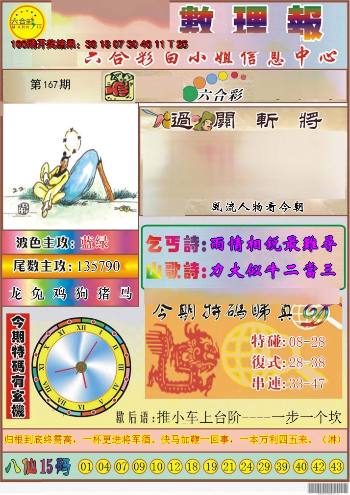 2024167期九龙数理报
