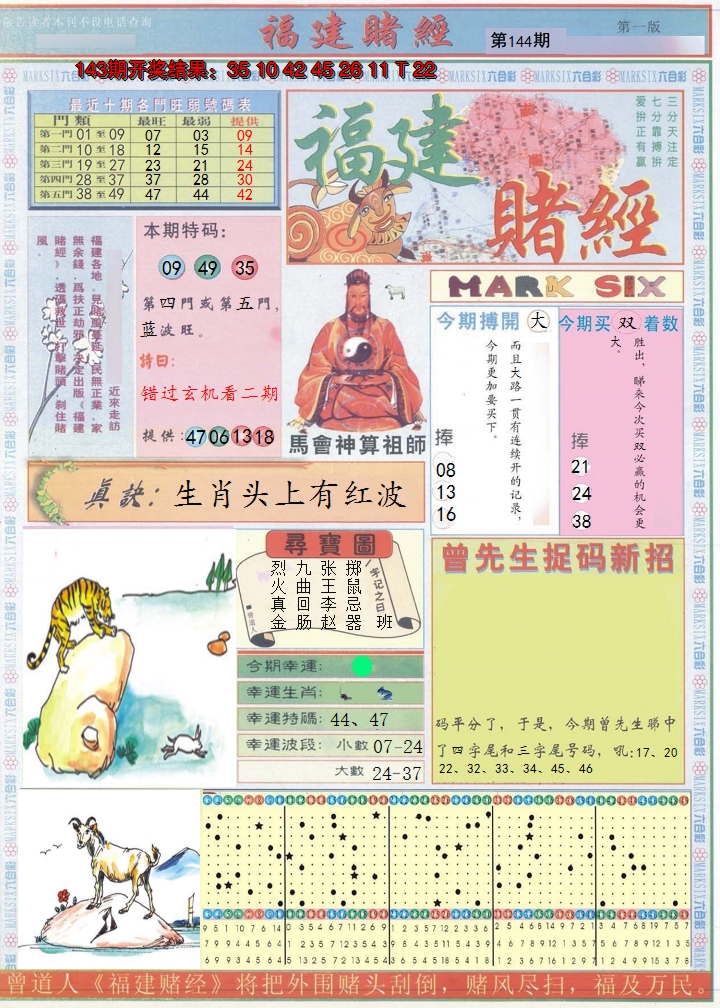2024144期福建赌经A