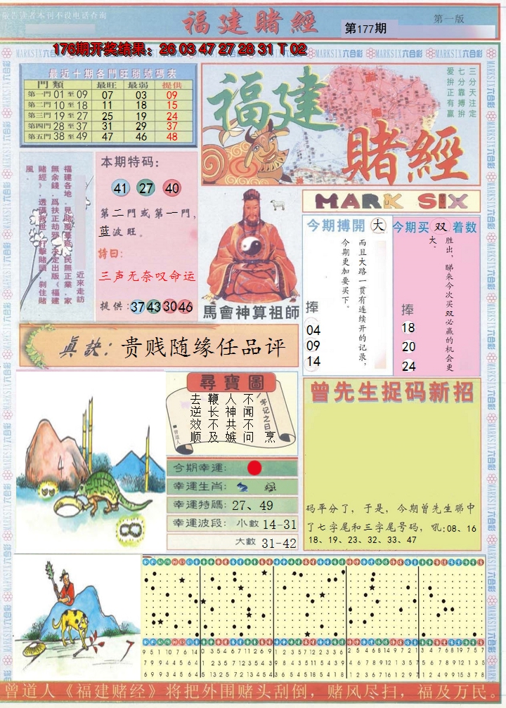 2024177期福建赌经A