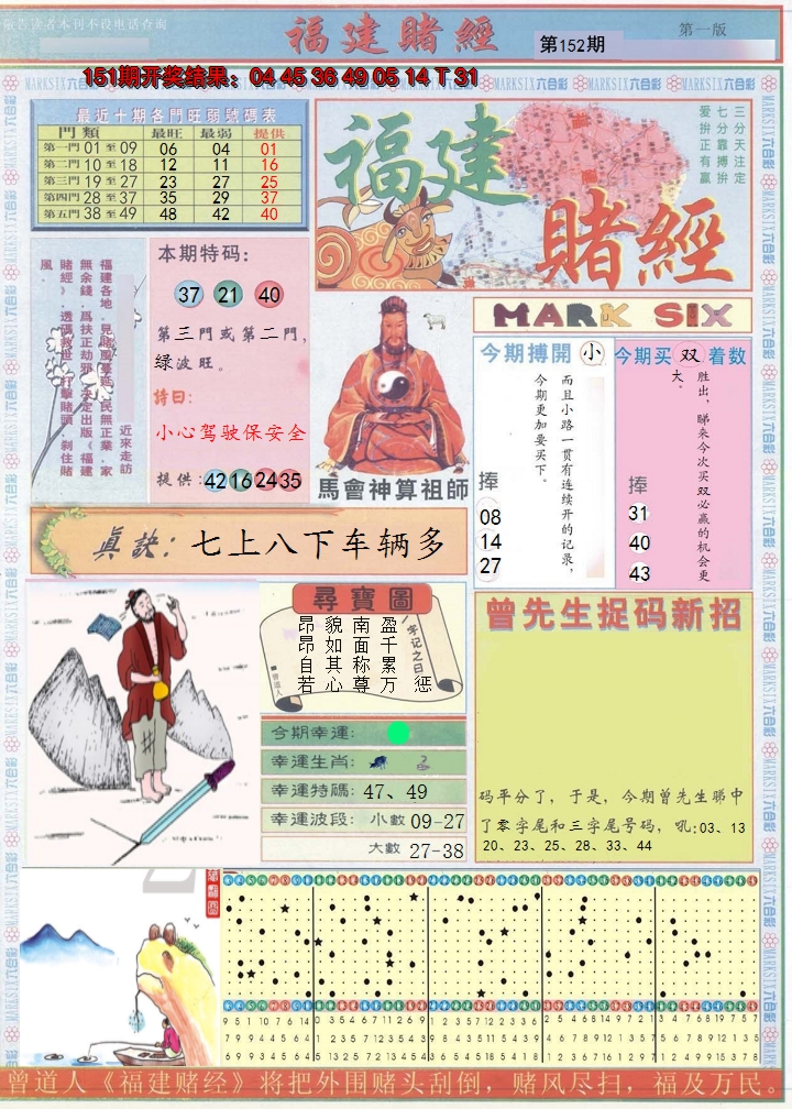 2024152期福建赌经A