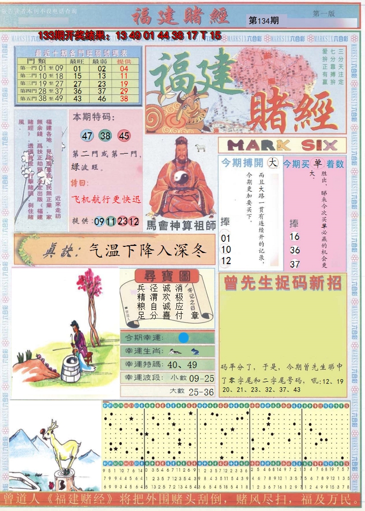 2024134期福建赌经A