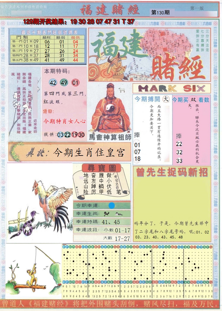 2024130期福建赌经A