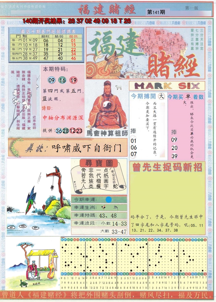 2024141期福建赌经A