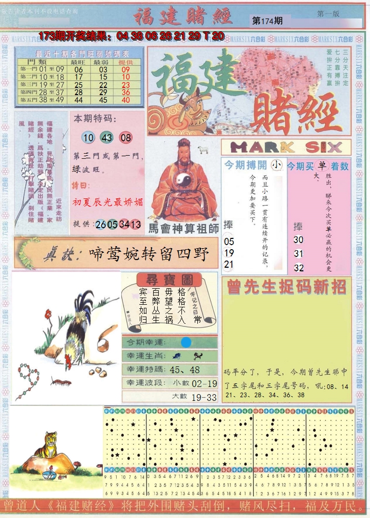 2024174期福建赌经A