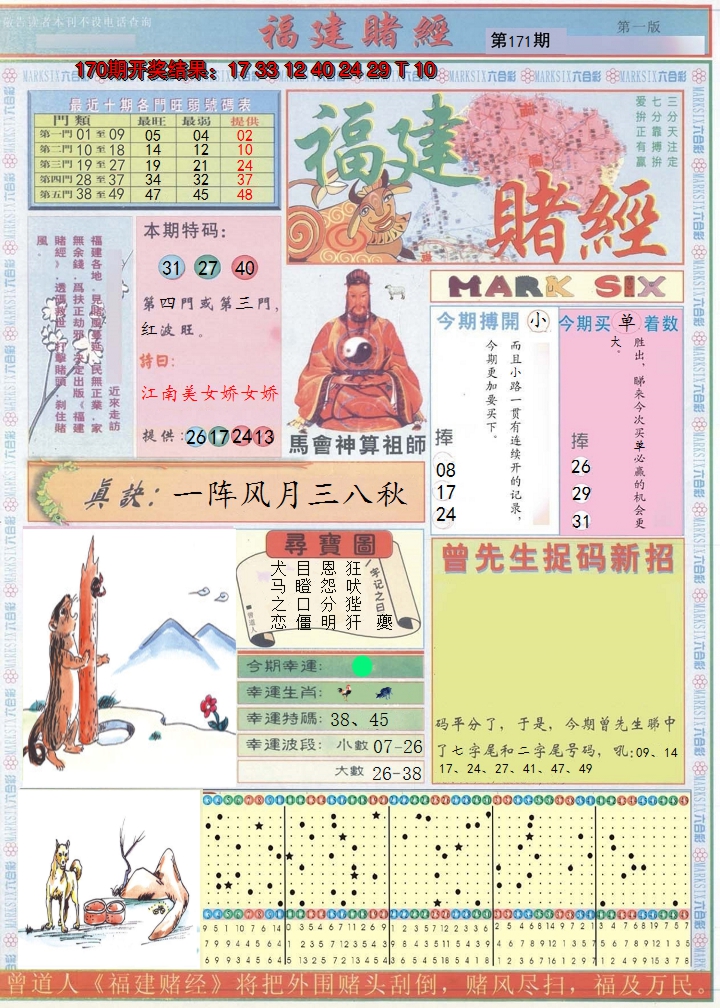 2024171期福建赌经A