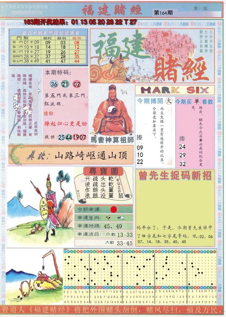 2024164期福建赌经A