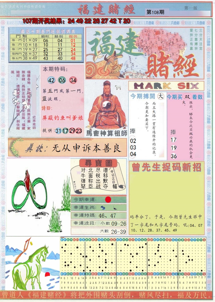 2024108期福建赌经A