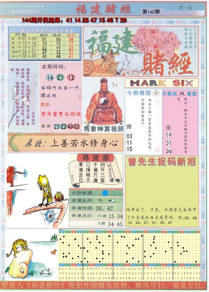 2024145期福建赌经A