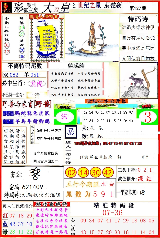 2024127期大刀皇之(世纪之星)