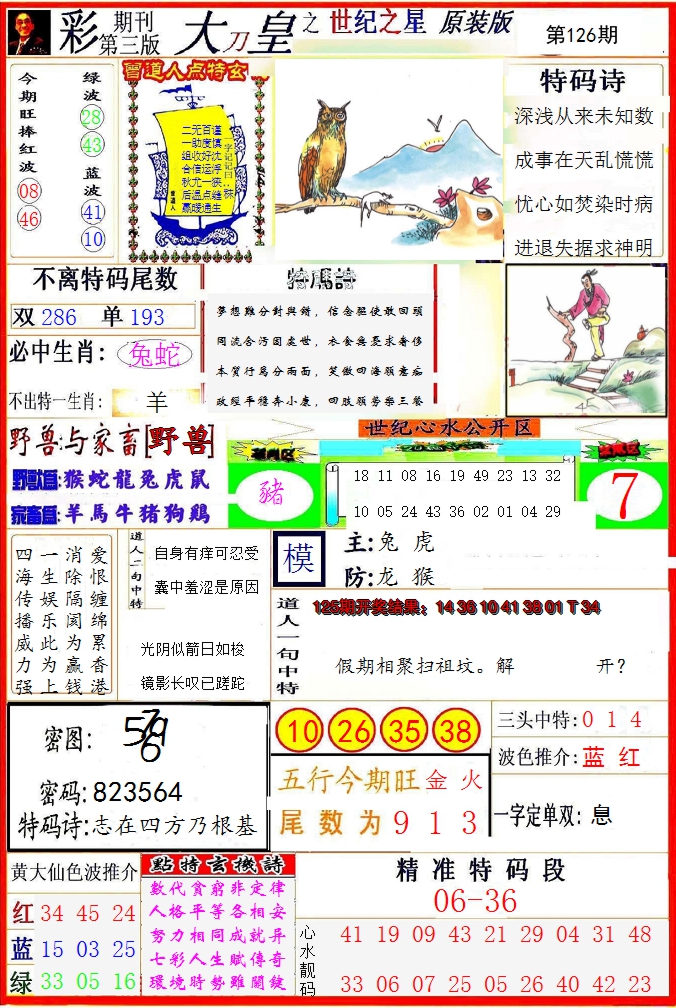 2024126期大刀皇之(世纪之星)