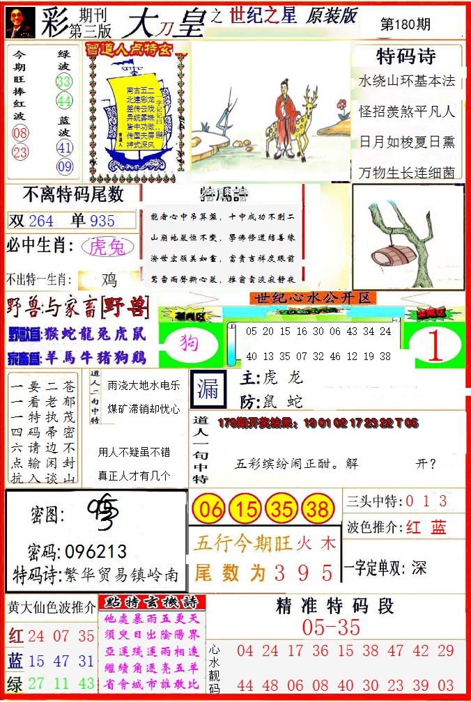2024180期大刀皇之(世纪之星)
