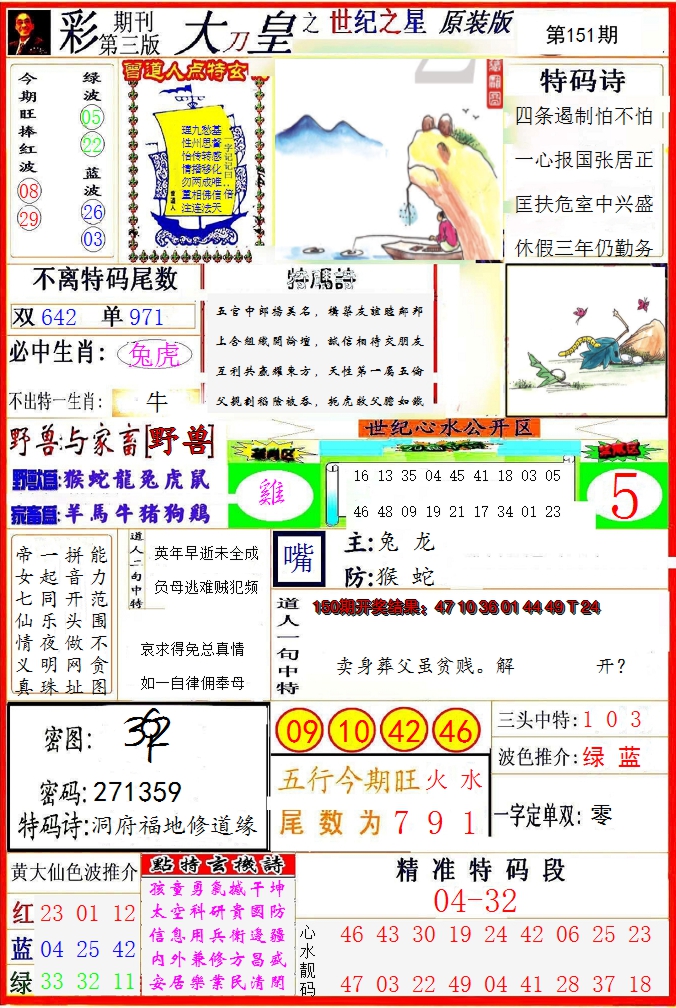 2024151期大刀皇之(世纪之星)