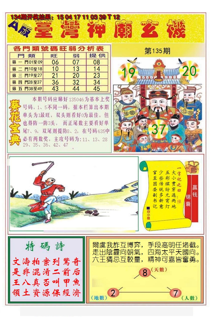 2024135期台湾神庙A
