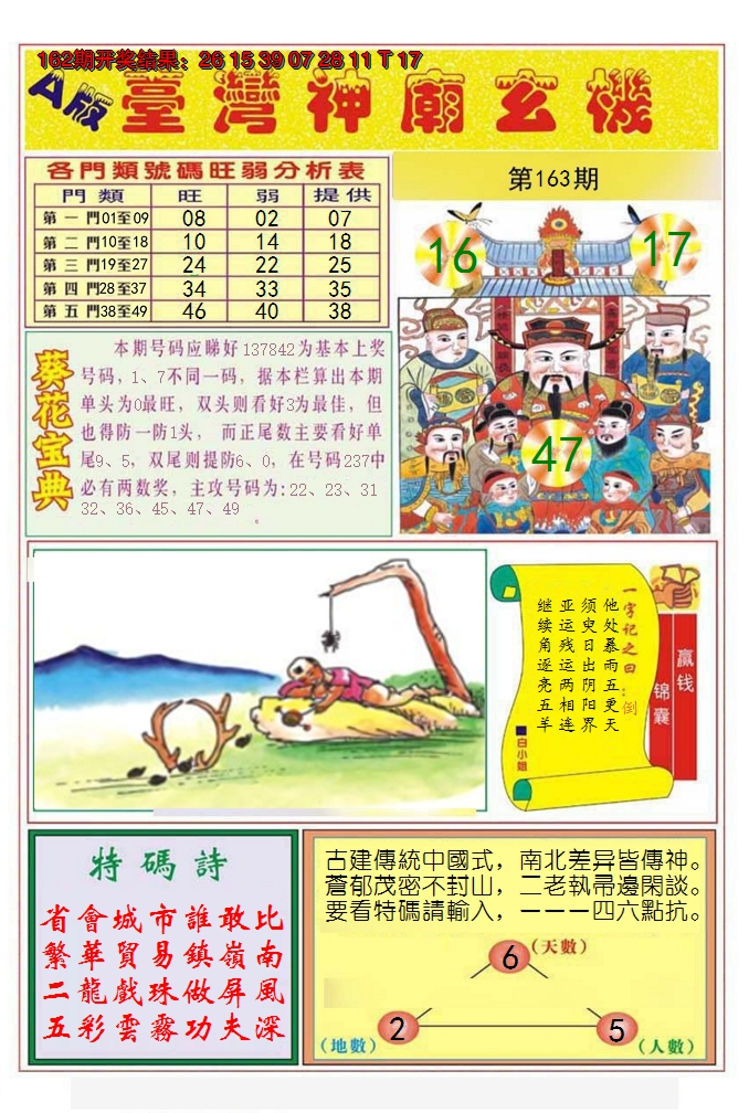 2024163期台湾神庙A