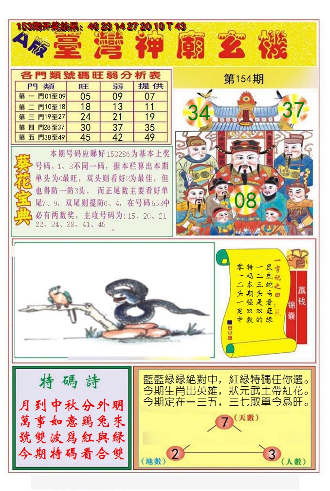 2024154期台湾神庙A