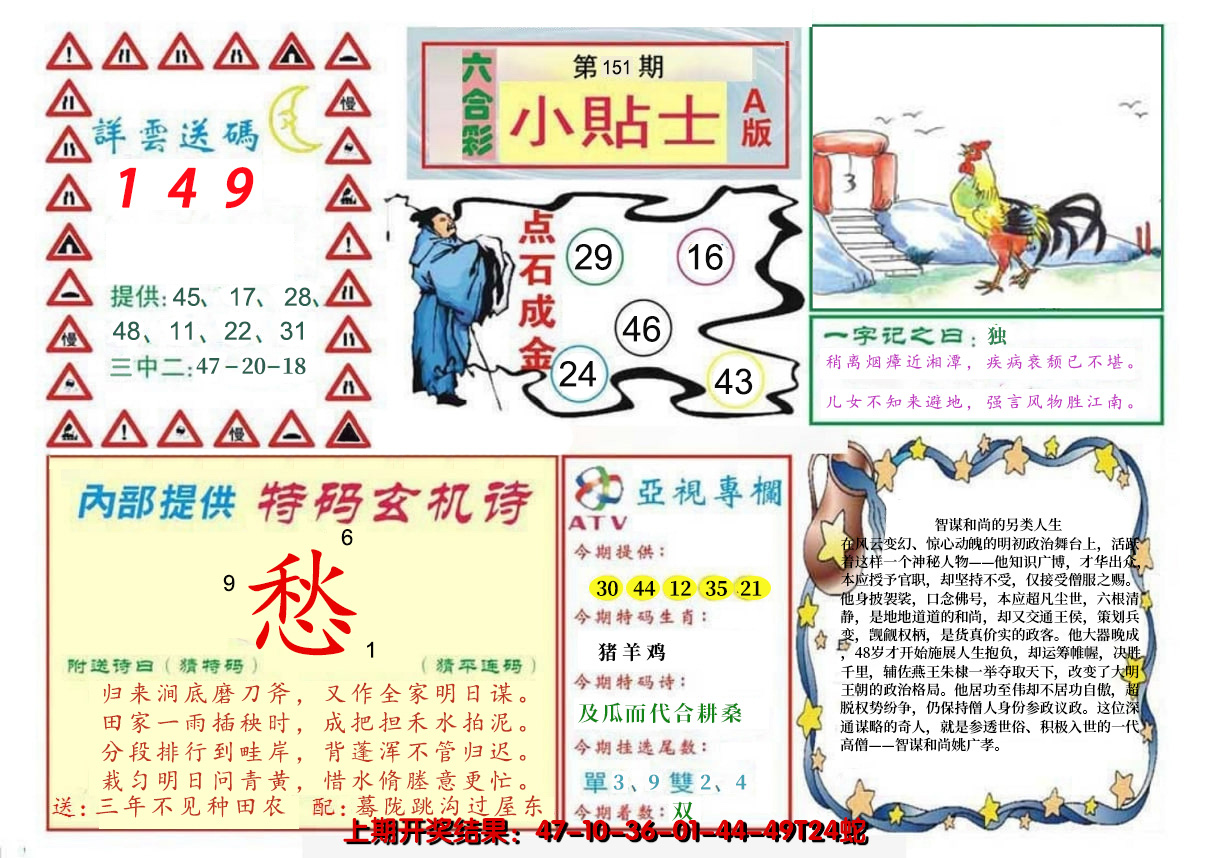 2024151期小贴士A