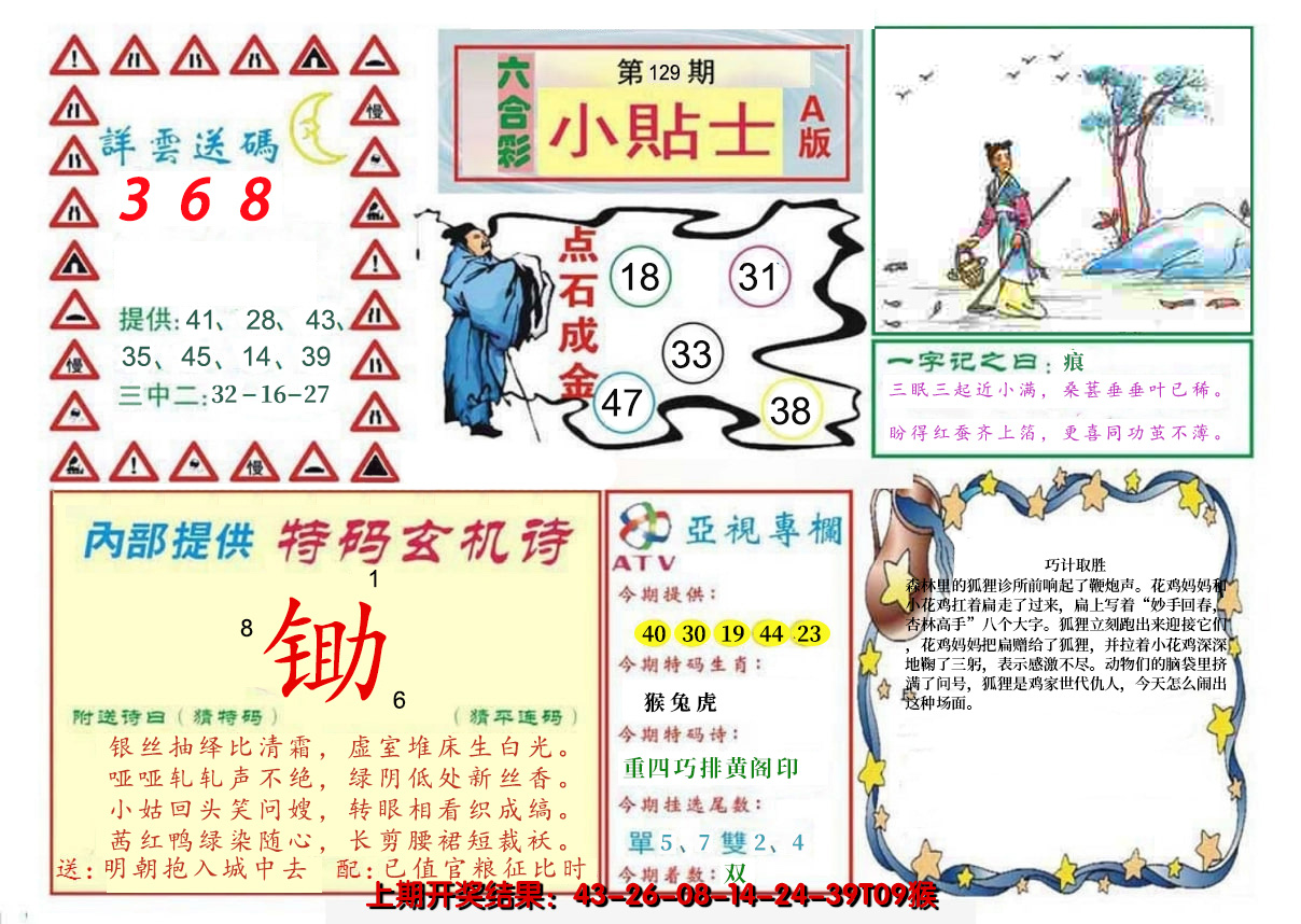 2024129期小贴士A