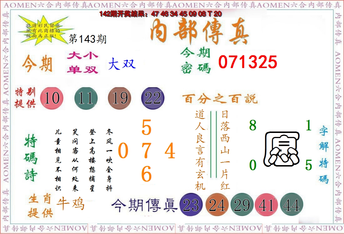 2024143期内部传真