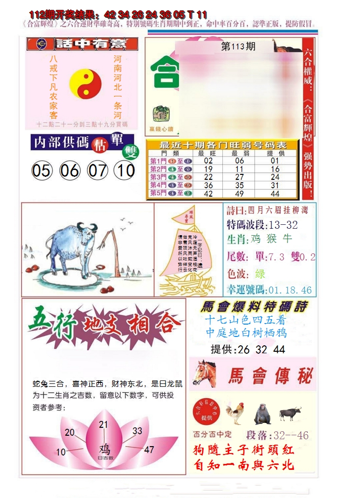 2024113期合富辉煌