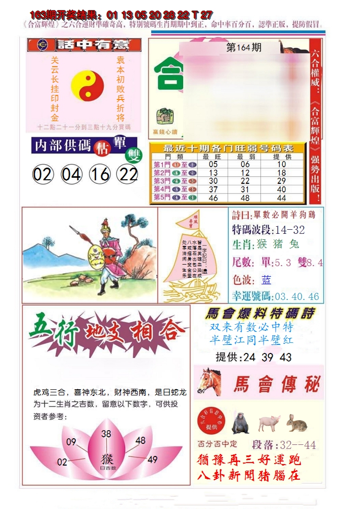 2024164期合富辉煌