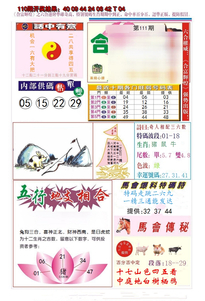 2024111期合富辉煌