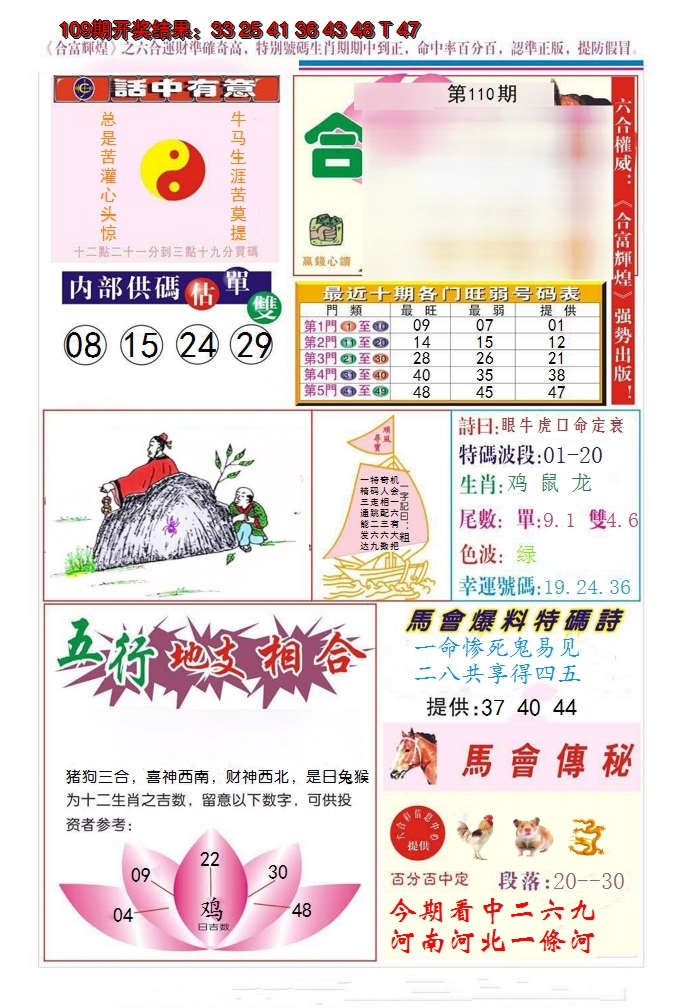 2024110期合富辉煌