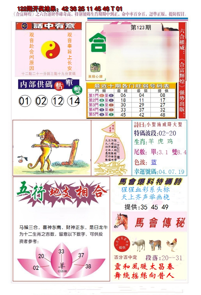 2024123期合富辉煌