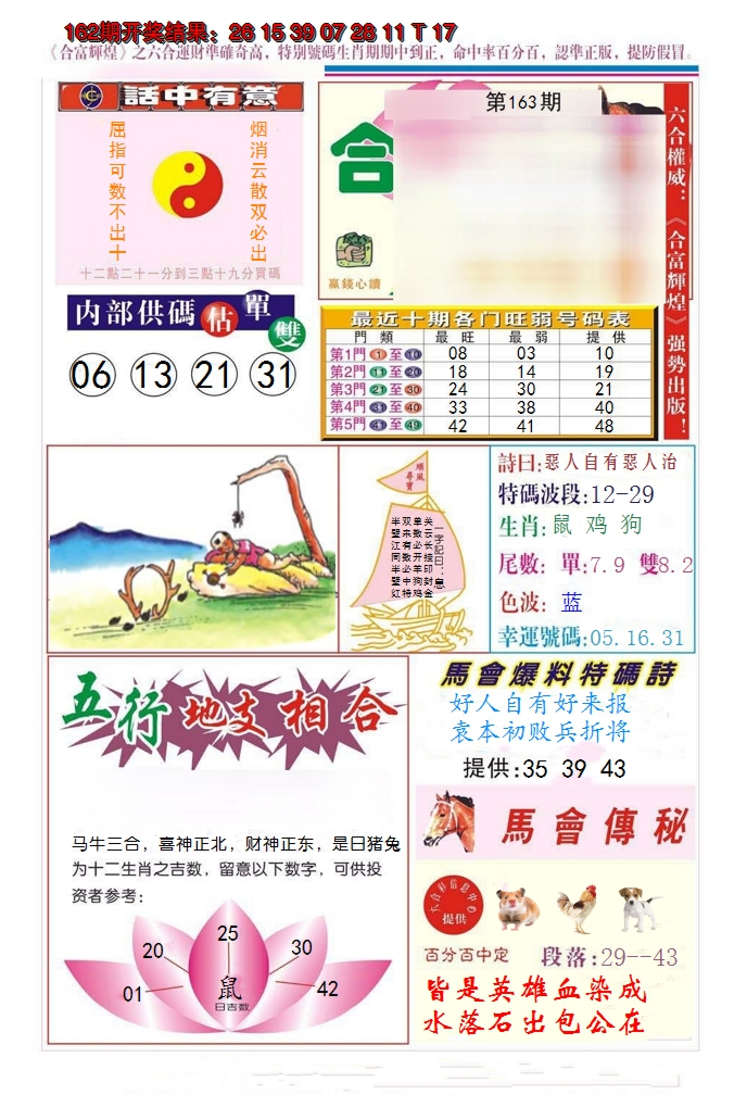 2024163期合富辉煌