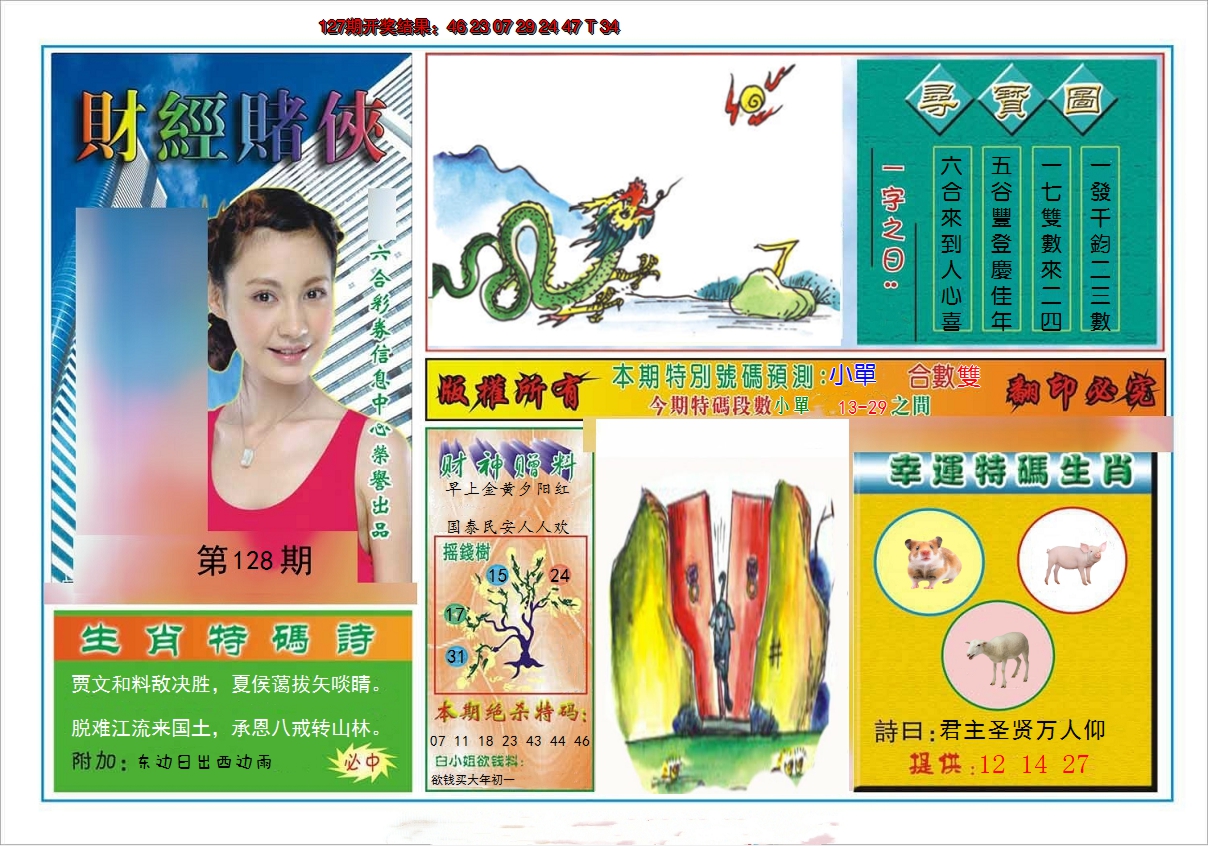 2024128期财经赌侠
