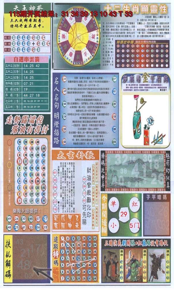 2024116期新报跑狗-2(背面)